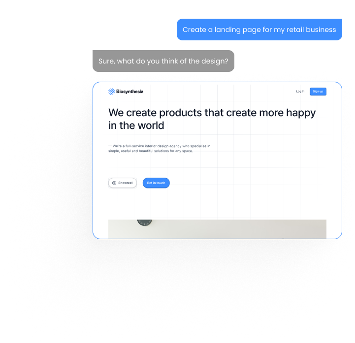 Describing retail business to AI