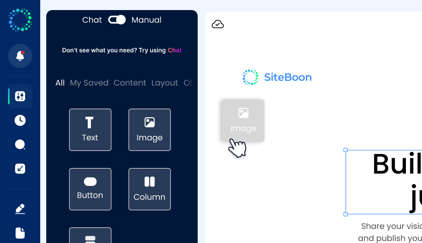 Drag and Drop Website Editor